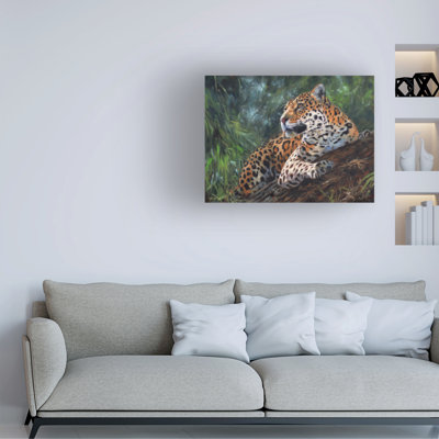 Art sur toile David Stribble Jaguar In Tree
