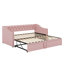 Lit de jour simple rembourré avec couchette-159384705