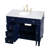 Rivers 40'' Single Bathroom Vanity with Carrara Marble Top-86883151