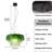 Mid Century Modern Glass Pendant Light-109252920
