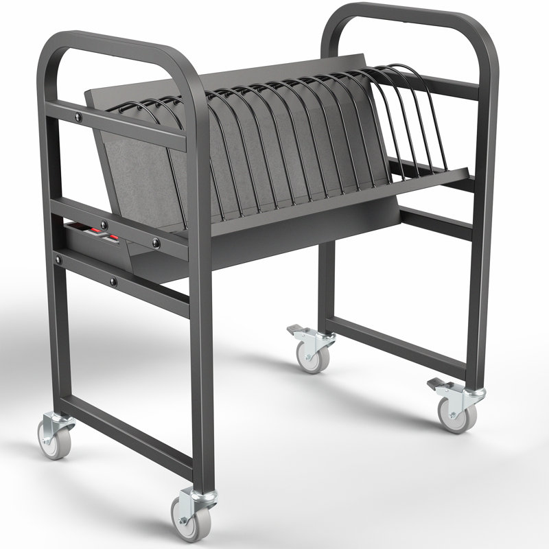 VIVO Black 16-Device Mobile Open Charging Cart