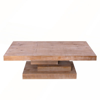 Modern Rustic Wood Coffee Table
