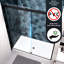 Porte de douche à dérivation avec verre trempé 5/16 po, noir mat, système coulissant lisse, Collision, Nano Easy Clean, fonction de test de fuite 36 000 fois, double-124069823
