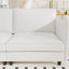 Canapé de grande taille à 141 places de 141,5 pouces, canapés en U avec repose-pieds mobile, accoudoirs avec poches, fauteuils en tissu modernes pour salon, appartement, bureau-129574585-129574586
