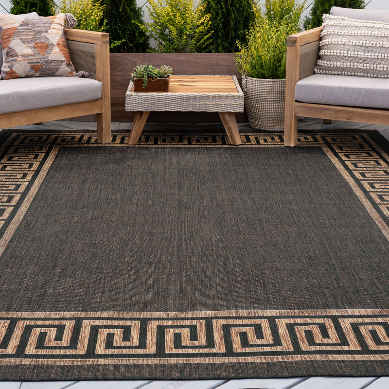 Tapis intérieur / extérieur Abrahams, Rectangle 8 pi 9 po x 12 pi 2 po