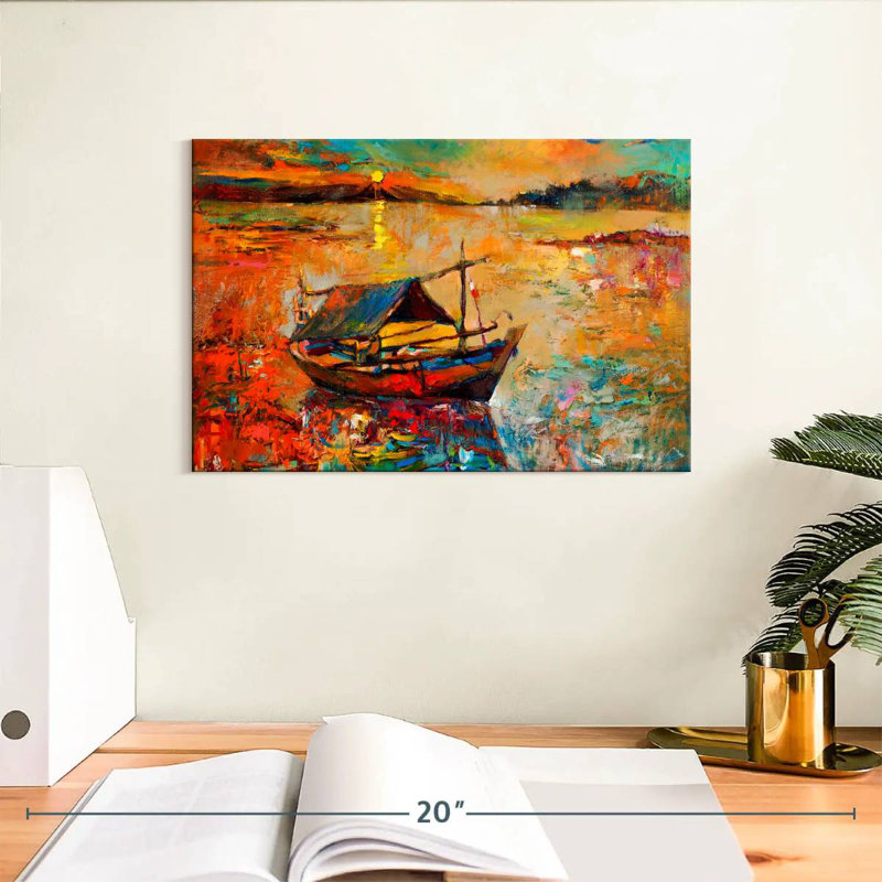 Senne Boat, 8" H x 12" W
