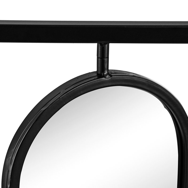 Miroir mural ovale noir 36 "X Four