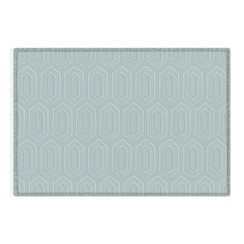 Tapis rectangulaire rectangulaire avec envers antidérapant, Rectangle 2 pi x 3 pi