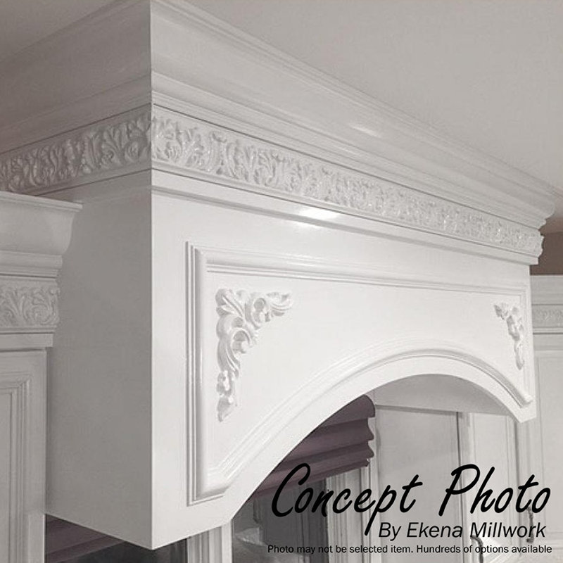 Temple 18.125'' H x 18.125'' W x 2.25'' D Urethane Corner Onlay
