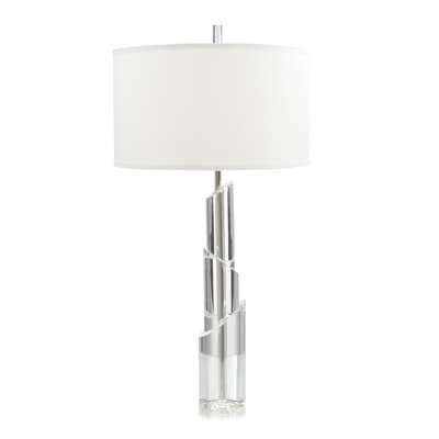 Lampe de table 37 "nickel / transparent