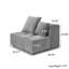 Chaise sans accoudoirs en tissu Kay-503094565