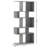 5-Tier Wood Geometric Bookshelf With S Shaped Design-2034661847