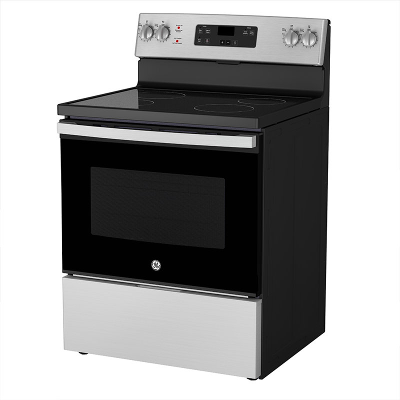 Acier inoxydable électrique autoportant 30 po Ge - Jcbs630svss