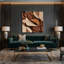 Art abstrait sur toile 10 formes abstraites brunes-514181073