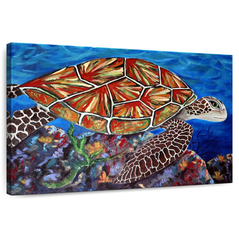 Tortue de mer Brampt Splashy, H 20 po x l 30 po