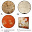 Orange Chaos Collage I - Abstract Collages, art mural-1375838408-1375838409