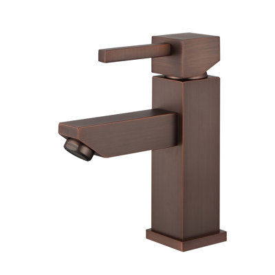Single-Hole Bathroom Faucet with Drain Assembly
