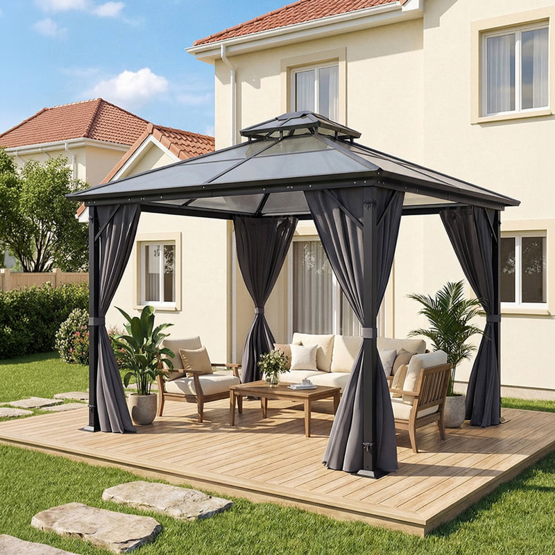 Pergola, 270cm H x 300cm W x 300cm D