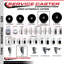 Ensemble de roulettes extensibles pivotantes 5 pouces 3/4 pouces et 2 freins à verrouillage total