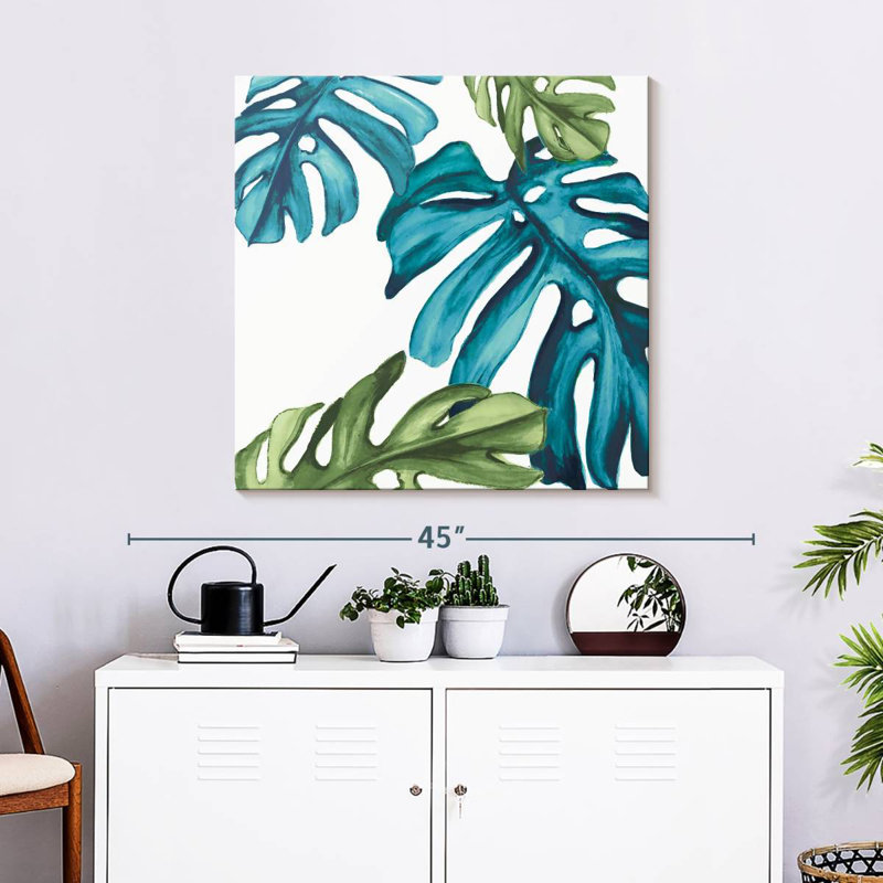 Harnek Palm Leaves III, 30" H x 30" W
