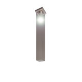 Tubes Ceiling Lamp 60 Smoky Transparent Matt Nickel E26 Ul