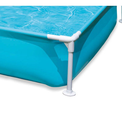 Plastic Square Kiddie Pool 12'' H x 48'' W x 48'' L