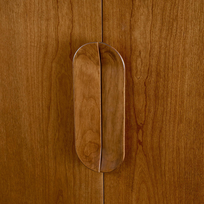 Martine Solid Wood Bar Cabinet