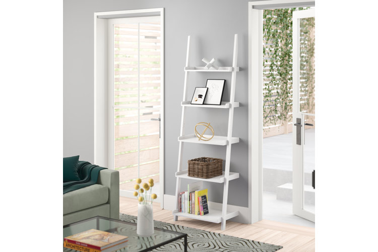 Ricardo 70" H x 21.63" W Ladder Bookcase