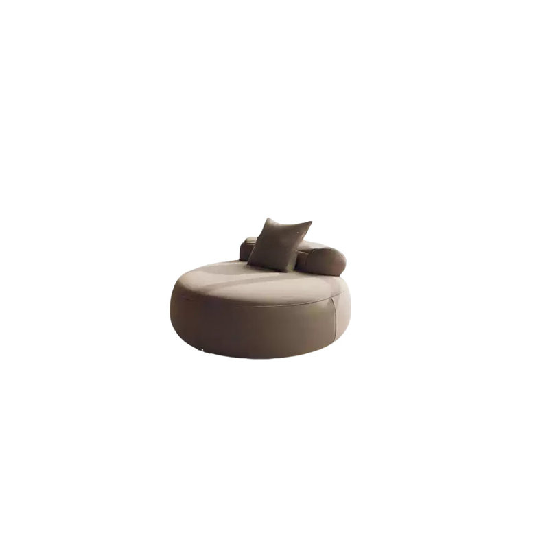Semi-circular curved light luxury sofa