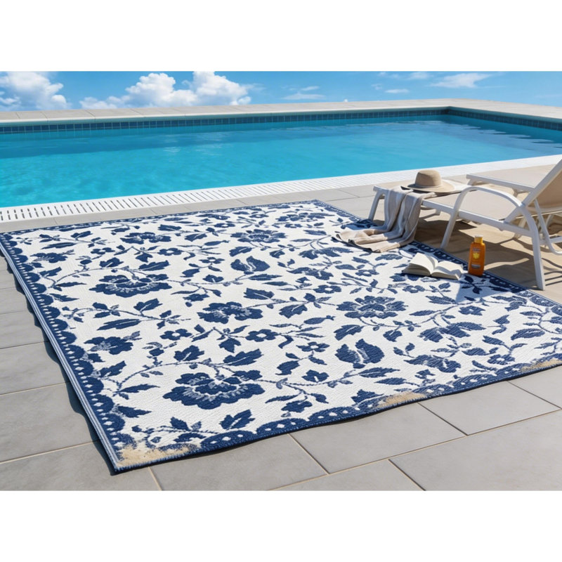 Outdoor Rug Reversible Outdoor Area Rugs UV Resistant Outdoor Furniture for Backyard, Deck, Camping, Balcony, Beach