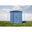 Remise de rangement Classic en acier, 6 x 7, bleu gris-67124367