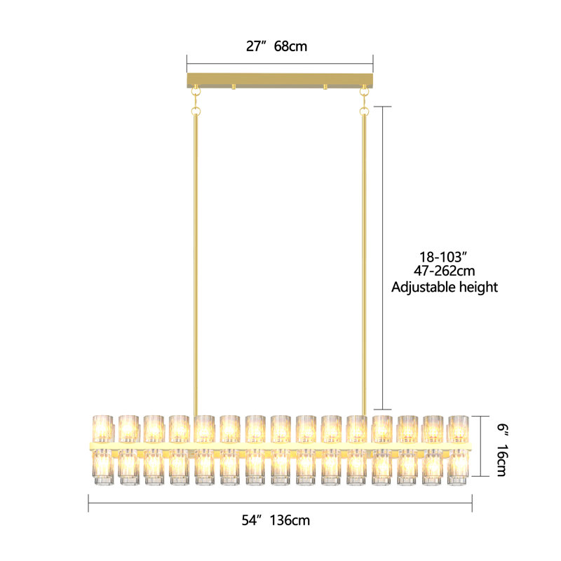 Lustre 54 po