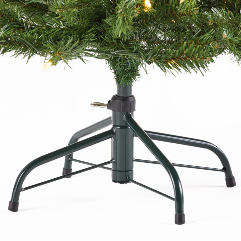 4.5' Hinged Tree With 200 Clear Lights-UL