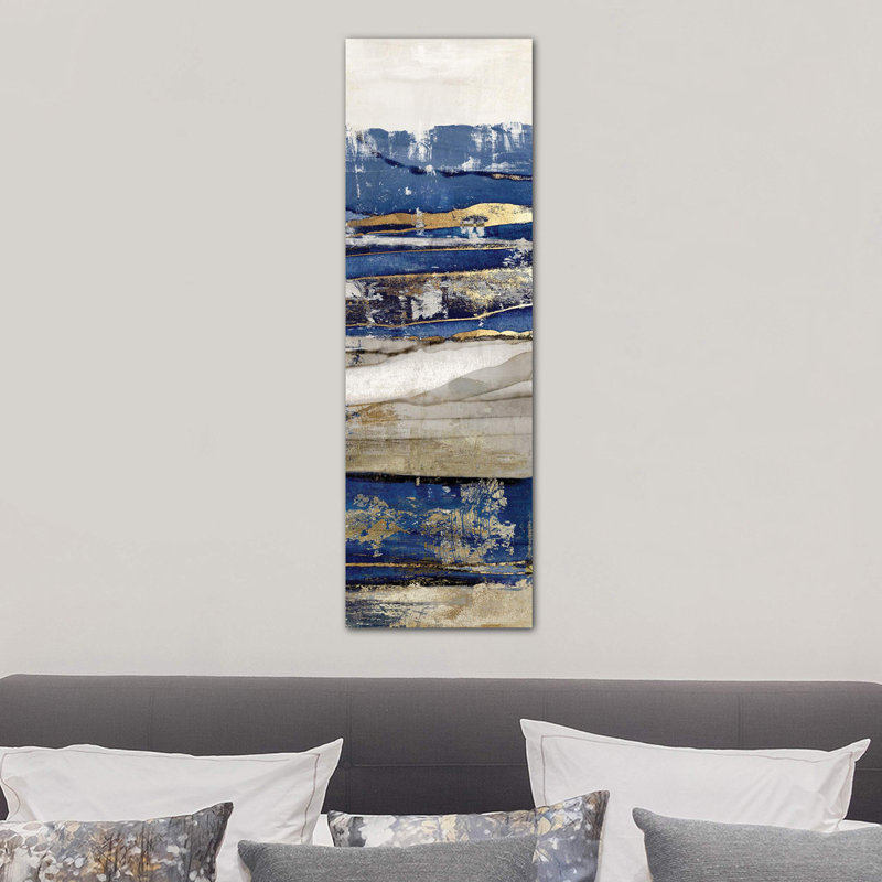 Ultramarine III by Isabelle Z - Wrapped Canvas Panoramic Print, 30.48 cm H x 91.44 cm W x 1.91 cm D