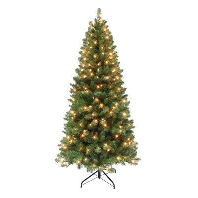 72' Lighted Pine Christmas Tree
