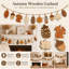 Décorations de Noël suspendues en bois