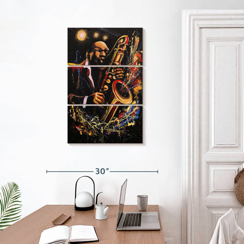 Acrylique Abarca Jazz, H 32 po x l 20 po