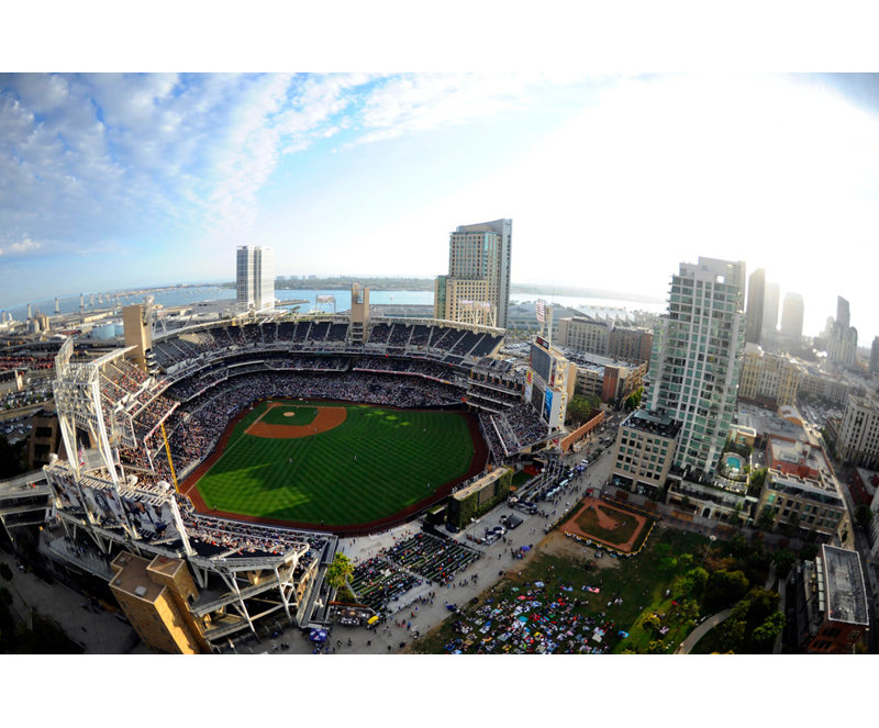 Petco Park, 27" H x 40" W