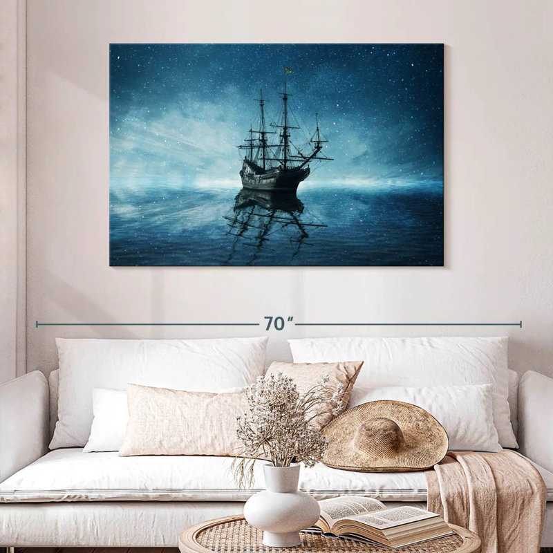 Old ship Aletra, H 32 po x l 48 po
