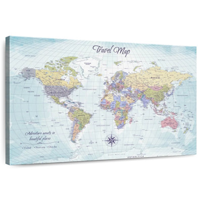 Push Pin Travel Amrico World I