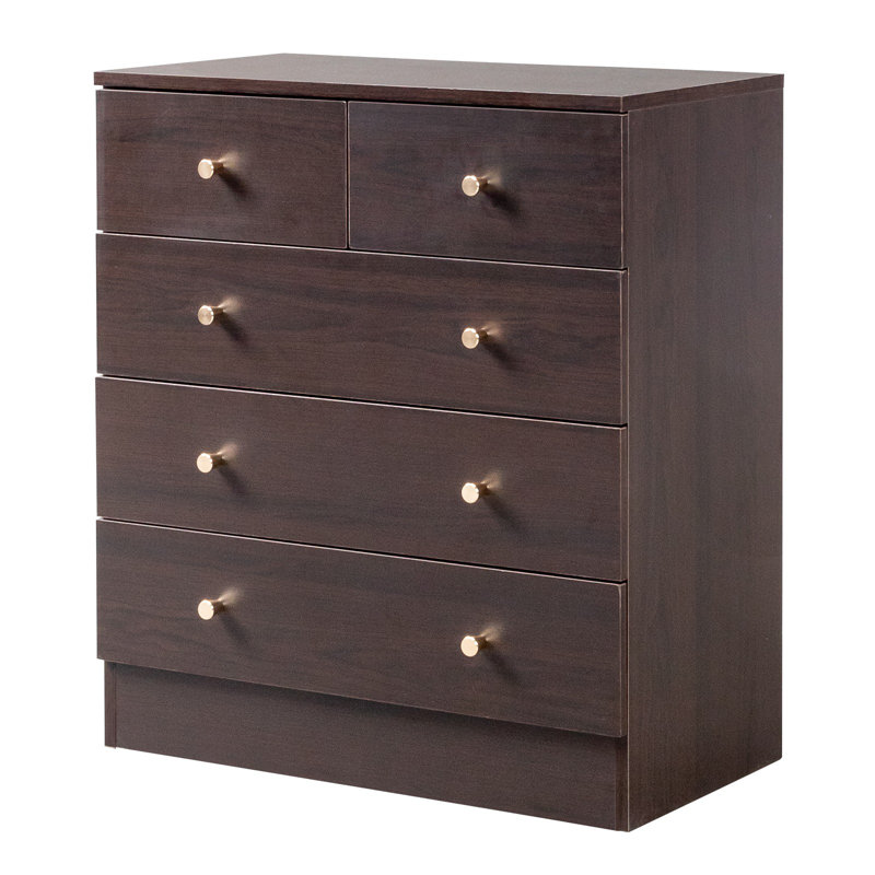 28.7"Tall Dresser Chest Of Drawers, Espresso