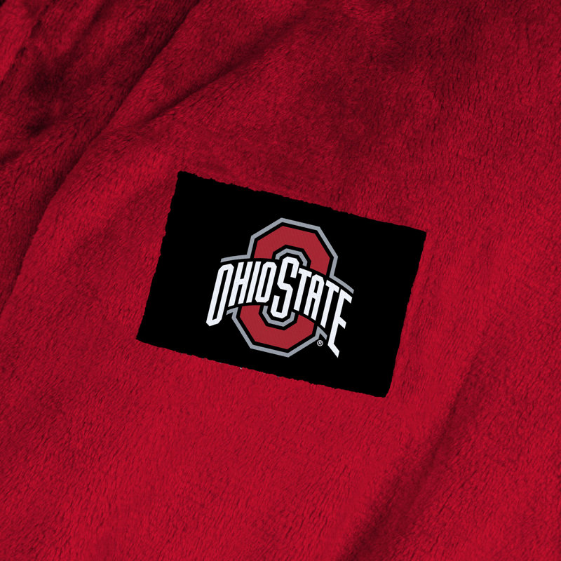 NCAA Ohio State Buckeyes Team Pride Silk Touch Robe, Sport Fan Apparel