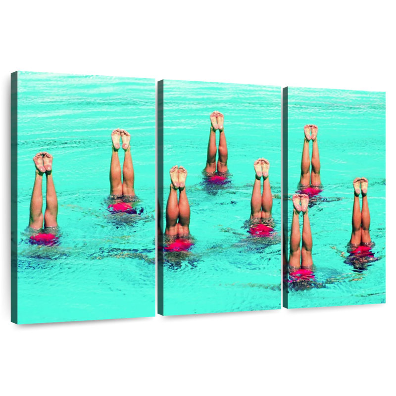 Sireci Inverted Synchronized Swimming, 24" H x 38" W