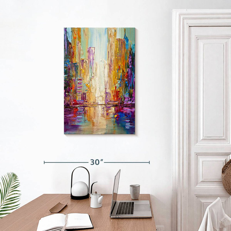 Avery Abstract Bangkok, 30" H x 20" W
