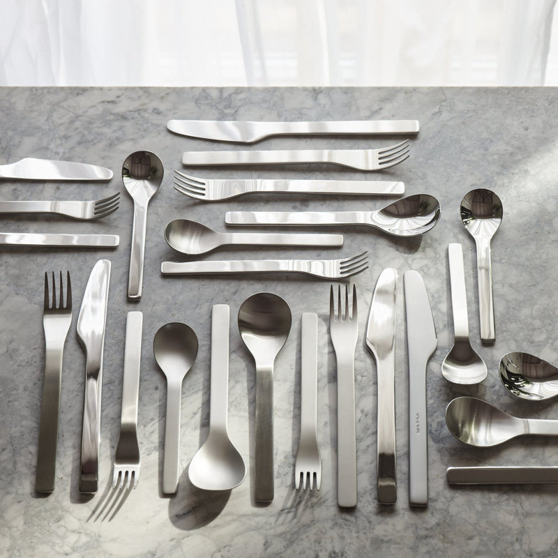 Stainless Steel Cutlery Place Setting S/5, Polished  Stainless Steel
