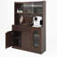 Garde-manger de 71 po de hauteur avec intérieur visible pour faciliter l'organisation des portes en verre transparent de grande capacité