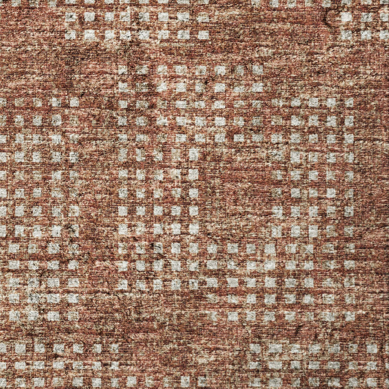 Premium Machine Washable Dream Shag  Squares Rug, Canyon, 5' x 7'6"