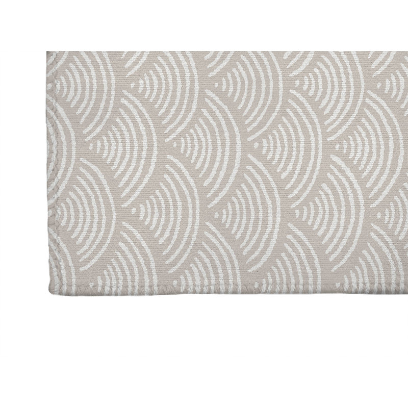 Tapis d'extérieur antidérapant Rolling Waves, Tapis de couloir 2 pi 6 po x 8 pi