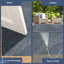 Tapis intérieur / extérieur bleu marine / blanc / gris Baffin-1738976763