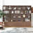 70.87" Tall Bookshelf with 10 Cubes and 3 Doors